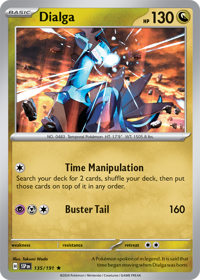 Surging Sparks - 135/191 - Dialga (Holo)