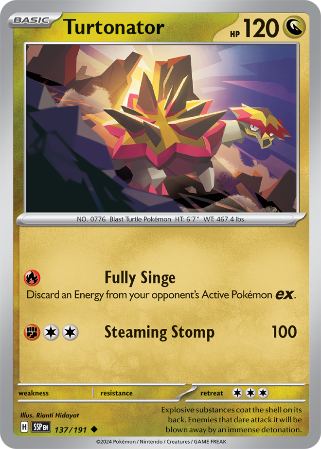 Surging Sparks - 137/191 - Turtonator