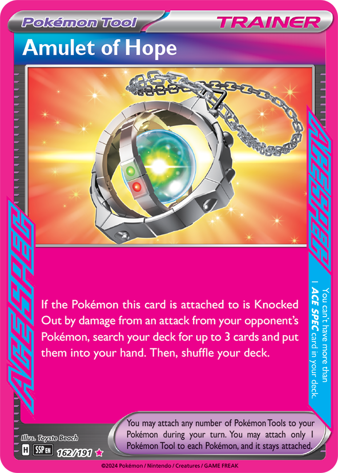 Surging Sparks - 162/191 - Amulet of Hope