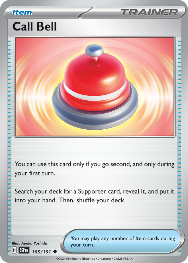 Trainer - Surging Sparks - 165/191 - Call Bell