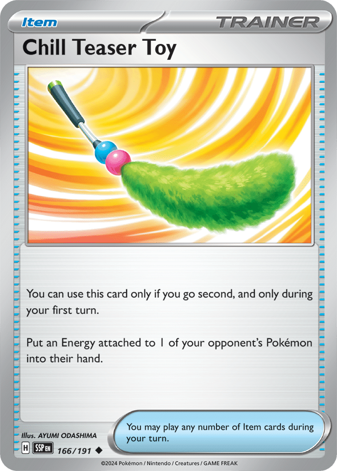 Trainer - Surging Sparks - 166/191 - Chill Teaser Toy