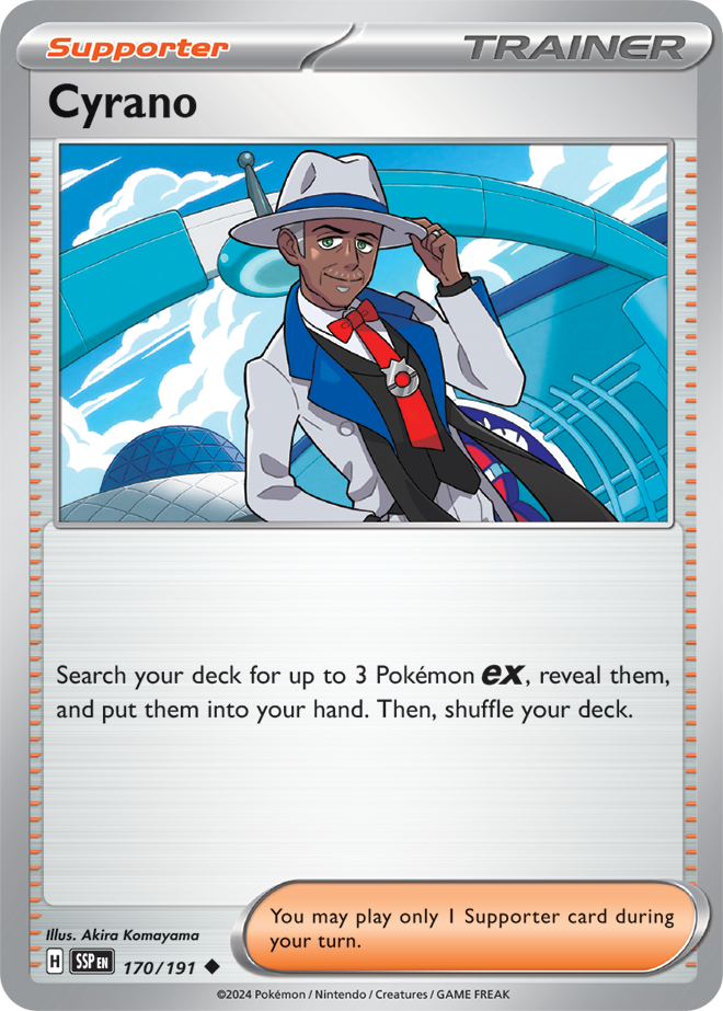 Trainer - Surging Sparks - 170/191 - Cyrano