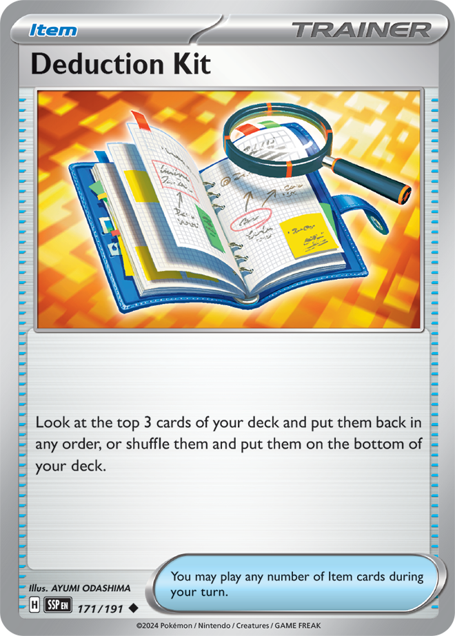 Trainer - Surging Sparks - 171/191 - Deduction Kit