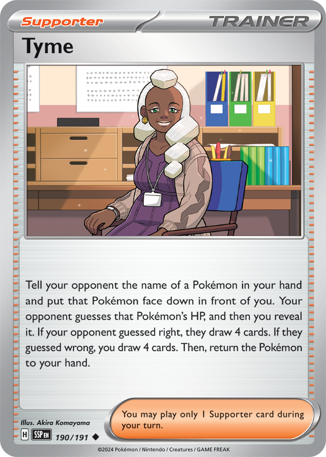 Trainer - Surging Sparks - 190/191 - Tyme