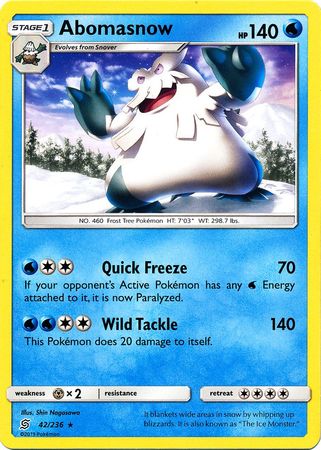 Unified Minds - 042/236 - Abomasnow