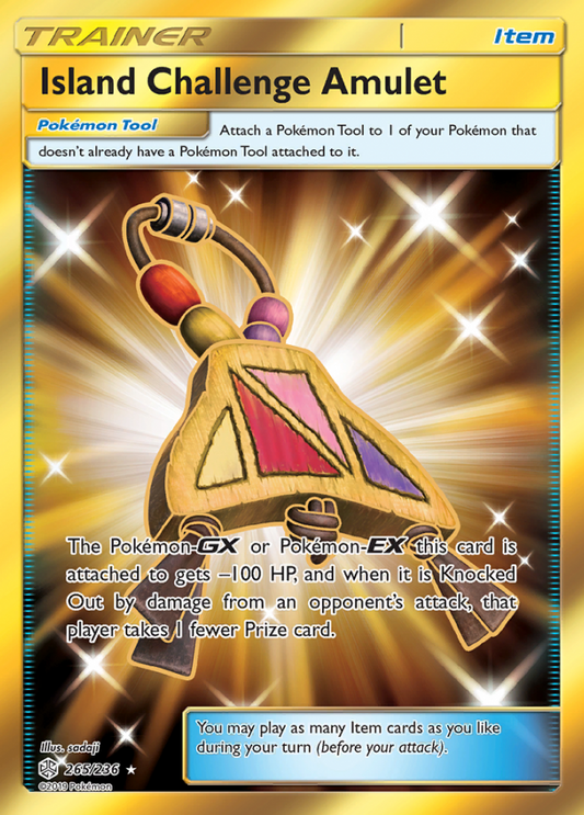 Cosmic Eclipse - 265/236 - Island Challenge Amulet (złota)