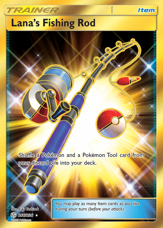 Cosmic Eclipse - 266/236 - Lana's Fishing Rod (złota)