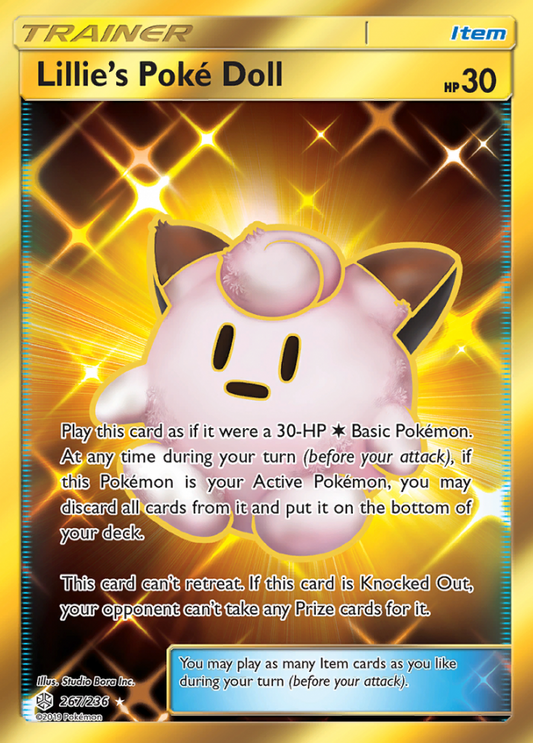 Cosmic Eclipse - 267/236 - Lillie's Poké Doll (złota)