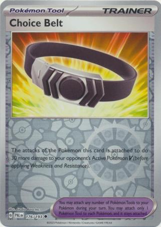 Karta Pokémon - Paldea Evolved - 176/193 - Choice Belt (Reverse Holo)