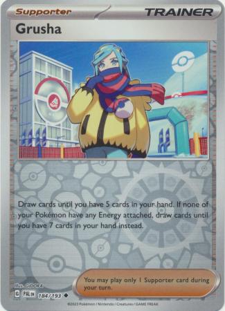 Karta Pokémon - Paldea Evolved - 184/193 - Grusha (Reverse Holo)