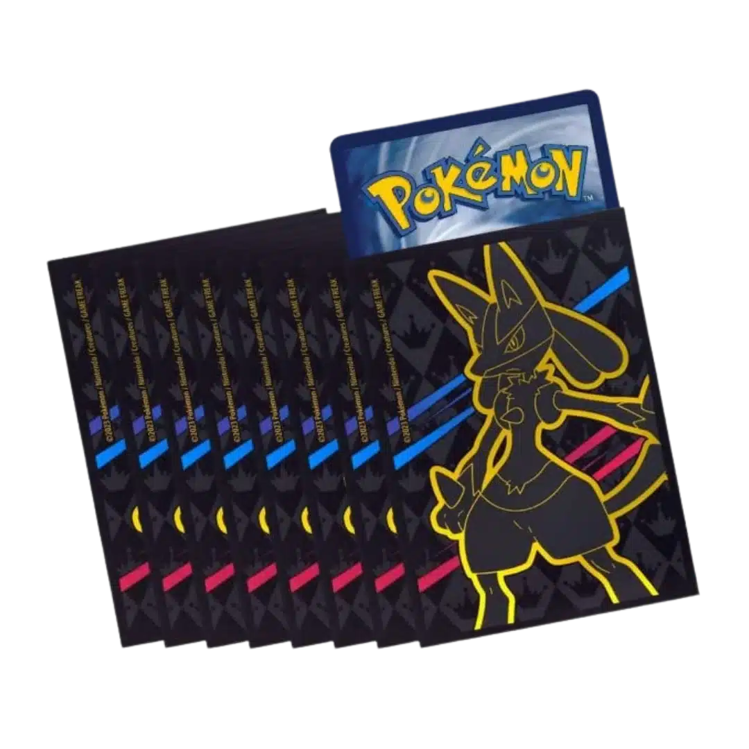 Pokemon TCG: Koszulki na karty Crown Zenith (Lucario) (65 szt.)
