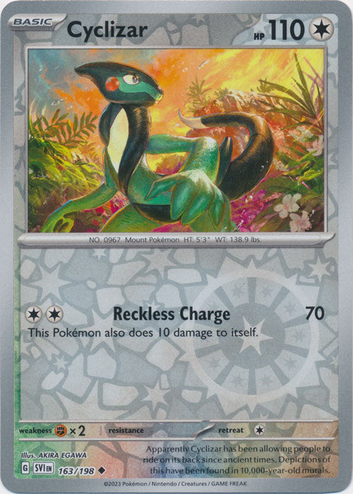 Karta Pokémon - Scarlet & Violet - 163/198 - Cyclizar (Reverse Holo)