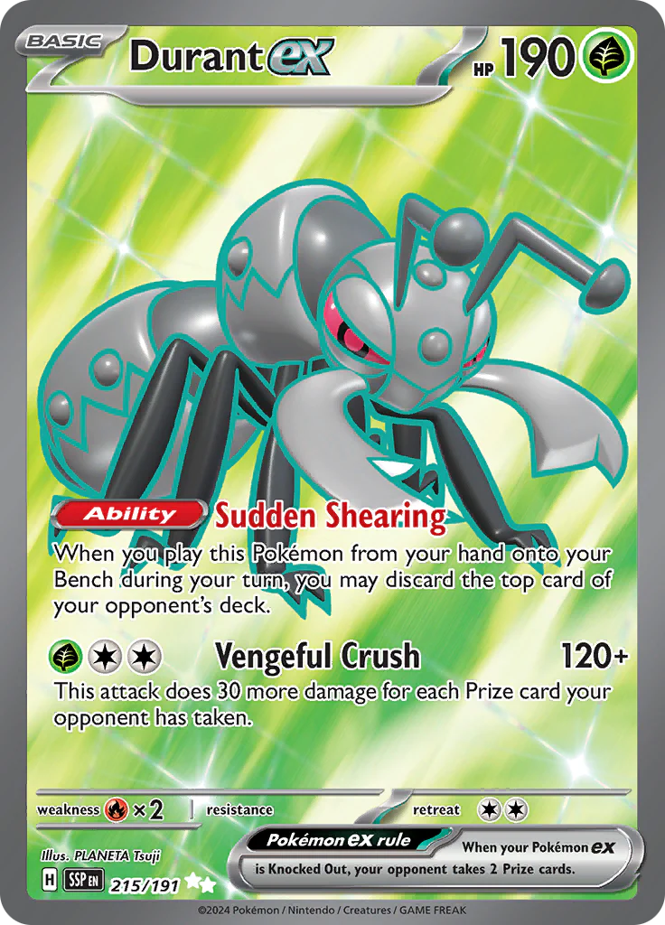 Surging Sparks - 215/191 - Durant ex