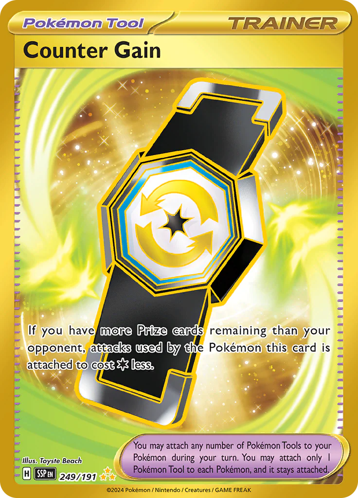 Surging Sparks - 249/191 - Counter Gain (złota)
