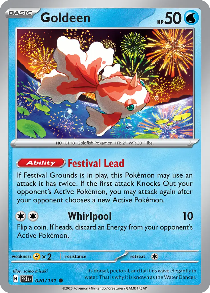 Prismatic Evolutions - 020/131 - Goldeen