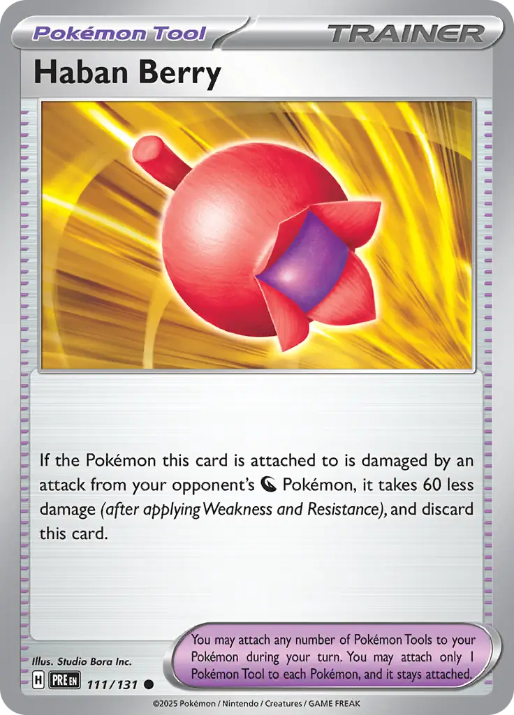 Prismatic Evolutions - 111/131 - Haban Berry