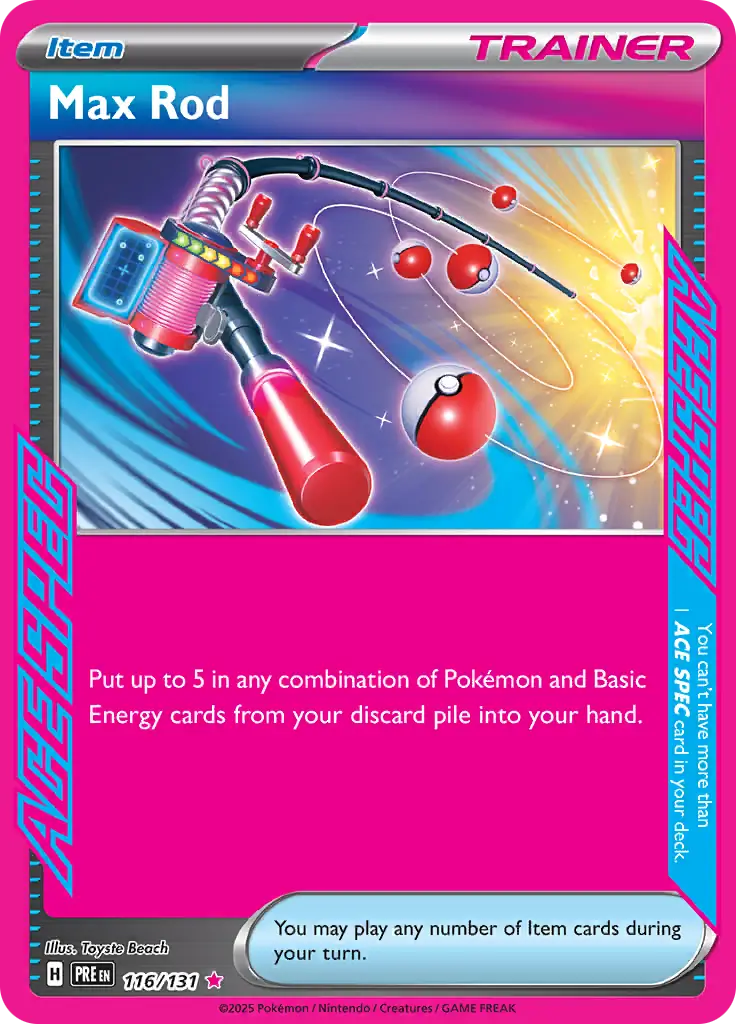 Prismatic Evolutions - 116/131 - Max Rod