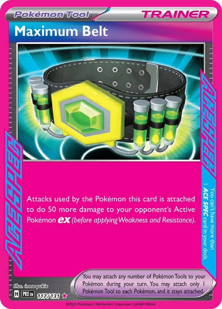 Prismatic Evolutions - 117/131 - Maximum Belt