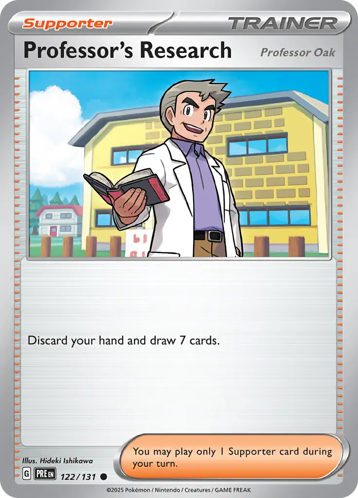 Prismatic Evolutions - 122/131 - Professor's Research Oak