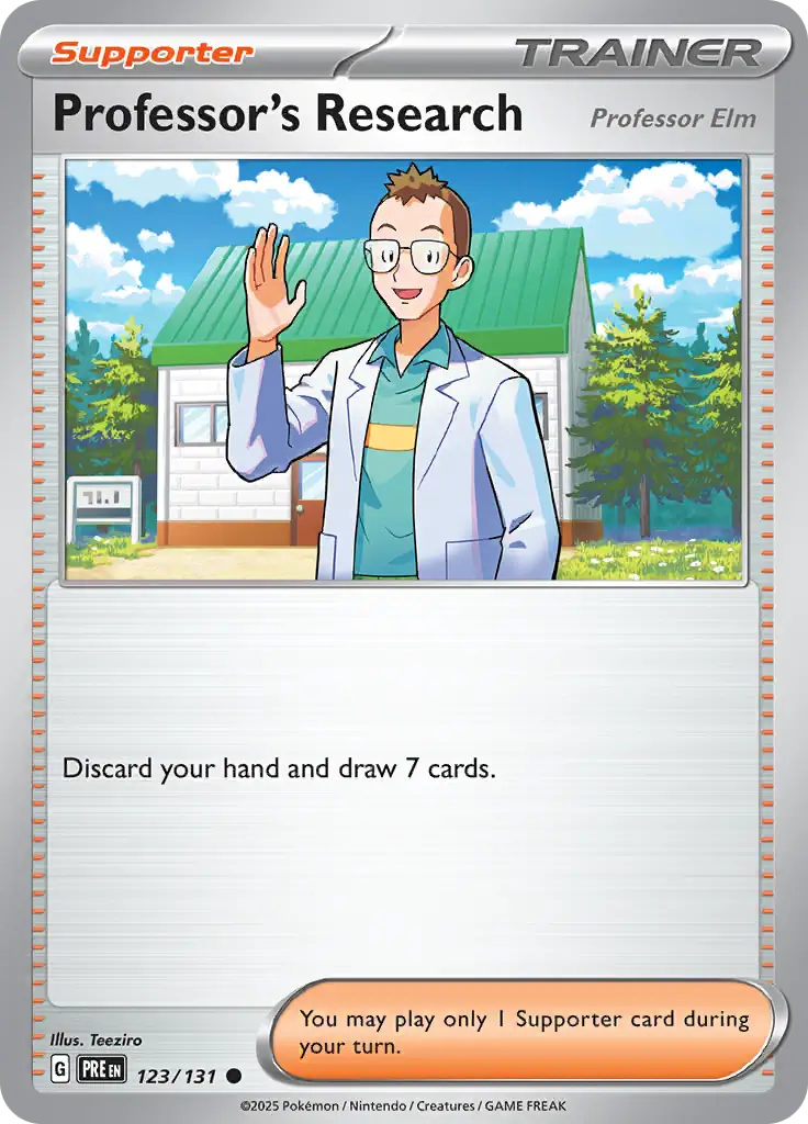 Prismatic Evolutions - 123/131 - Professor's Research Elm