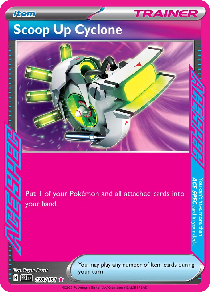 Prismatic Evolutions - 128/131 - Scoop Up Cyclone