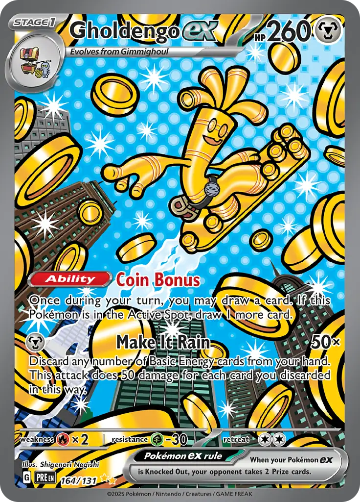 Prismatic Evolutions - 164/131 - Gholdengo ex