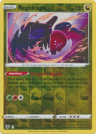 Karta Pokémon - Astral Radiance - 118/189 - Regidrago (Reverse Holo)