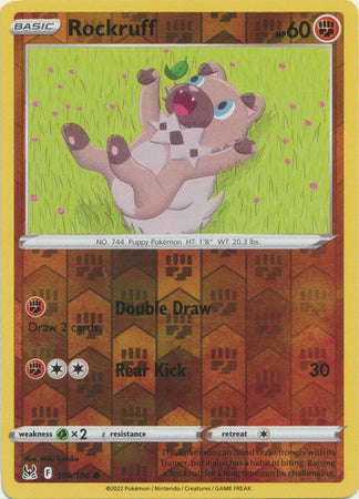 Karta Pokémon - Lost Origin - 109/196 - Rockruff (Reverse Holo)