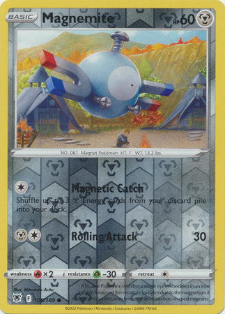 Karta Pokémon - Astral Radiance - 105/189 - Magnemite (Reverse Holo)