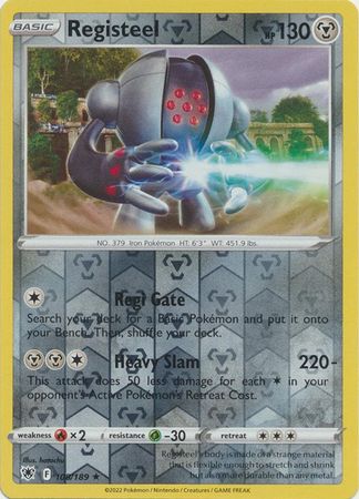 Karta Pokémon - Astral Radiance - 108/189 - Registeel (Reverse Holo)