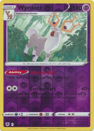 Karta Pokémon - Astral Radiance - 069/189 - Wyrdeer (Reverse Holo)
