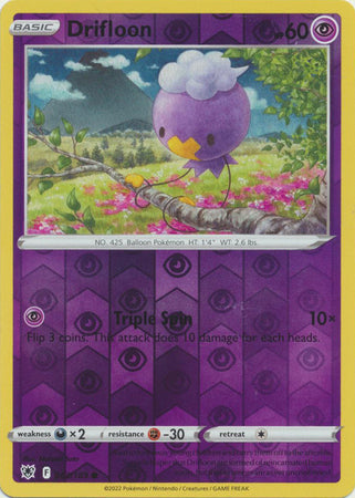 Karta Pokémon - Astral Radiance - 063/189 - Drifloon (Reverse Holo)
