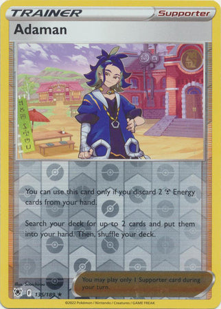 Karta Pokémon - Astral Radiance - 135/189 - Adaman (Reverse Holo)