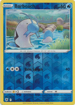 Karta Pokémon - Astral Radiance - 035/189 - Barboach (Reverse Holo)
