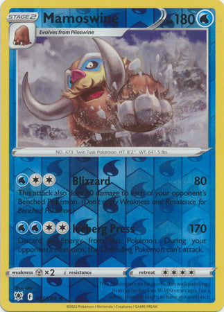 Karta Pokémon - Astral Radiance - 033/189 - Mamoswine (Reverse Holo)