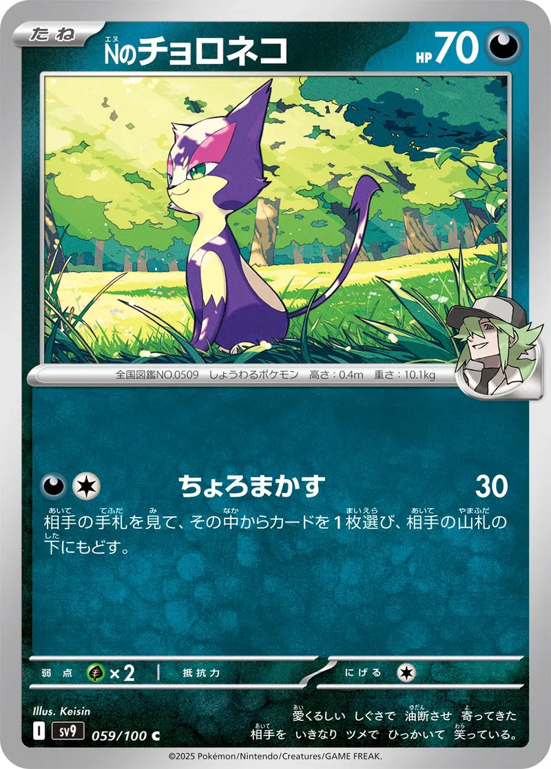 Battle Partners - 059/100 - N's Purrloin
