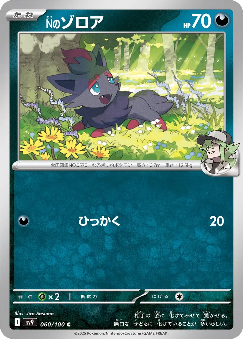 Battle Partners - 060/100 - N's Zorua
