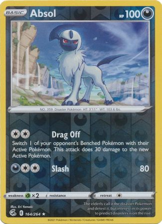 Karta Pokémon - Fusion Strike - 164/264 - Absol (Reverse Holo)