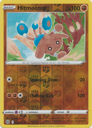 Karta Pokémon - Brilliant Stars - 072/172 - Hitmontop (Reverse Holo)