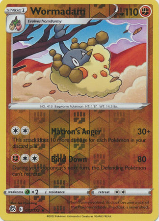Karta Pokémon - Brilliant Stars - 077/172 - Wormadam (Reverse Holo)