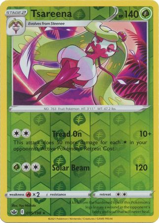 Chilling Reign - 015/198 - Tsareena (Reverse Holo)