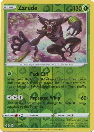 Chilling Reign - 019/198 - Zarude (Reverse Holo)