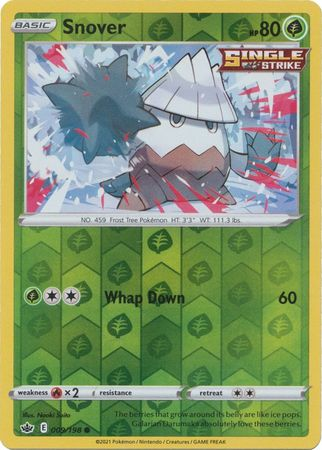Chilling Reign - 009/198 - Snover (Reverse Holo)
