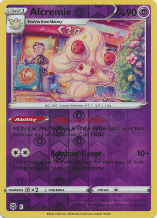 Karta Pokémon - Brilliant Stars - 071/172 - Alcremie (Reverse Holo)