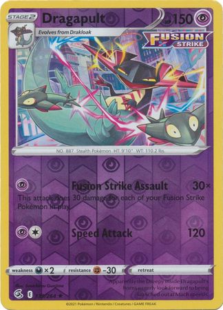 Karta Pokémon - Fusion Strike - 130/264 - Dragapult (Reverse Holo)