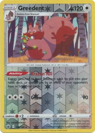 Chilling Reign - 128/198 - Greedent (Reverse Holo)