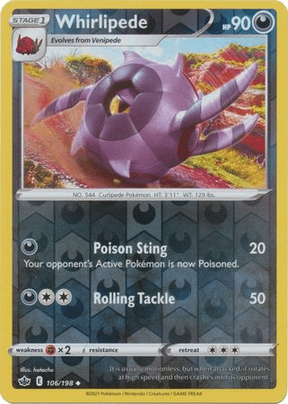 Chilling Reign - 106/198 - Whirlipede (Reverse Holo)