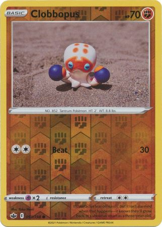 Chilling Reign - 091/198 - Clobbopus (Reverse Holo)