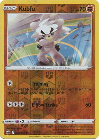 Chilling Reign - 093/198 - Kubfu (Reverse Holo)