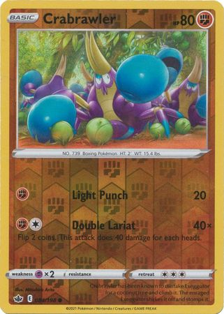 Chilling Reign - 084/198 - Crabrawler (Reverse Holo)